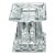 Late 20th Century Crystal Dual-Purpose Pillar Candle Holder & Vase Waterford - One Piece For Sale