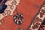 Rustic Kargahi Burnt Orange/Brown Hand-Knotted Wool Rug - 6'8'' X 7'3'' For Sale - Image 4 of 10