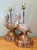 Late 20th Century Vintage Glazed Ceramic Pelican Lamps - A Pair For Sale - Image 5 of 12