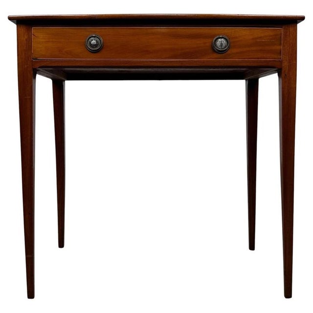 18th Antique Century Georgian Mahogany Writing Table For Sale - Image 12 of 12