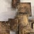 Dutch Brutalist Textured Bronze Wall Relief, 1960s For Sale - Image 4 of 9