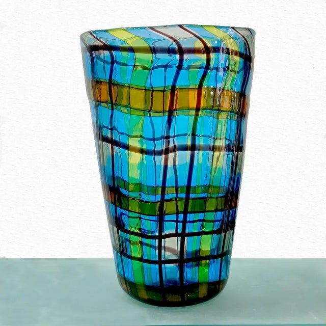 Conical Scozzese Vase by Ercole Barovier for Cristian Dior For Sale - Image 3 of 17