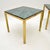 1970s Vintage French Brass Side Tables with Marble Tops, 1970, Set of 2 For Sale - Image 5 of 8