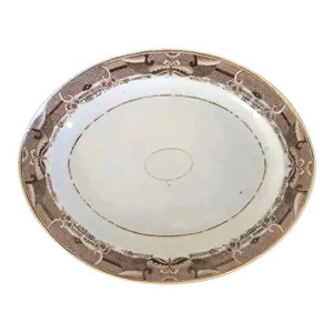 Antique Fitzhugh Chinese Export Porcelain Oval Platter