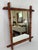 A superb hand crafted and hand turned Antique French Faux Bamboo Wooden Wall Mirror from the late 19th Century...