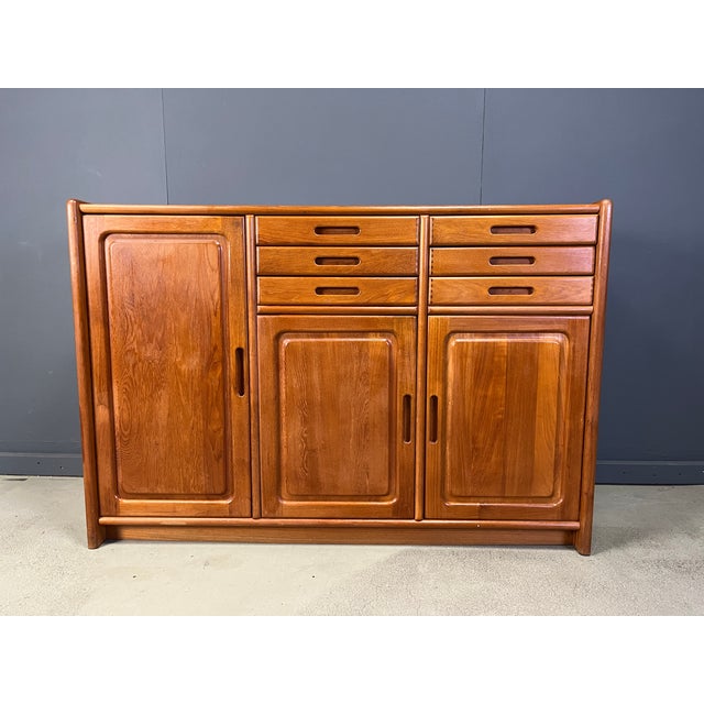 Mid-Century Scandinavian Sideboard attributed to Dyrlund, 1960s For Sale - Image 12 of 13