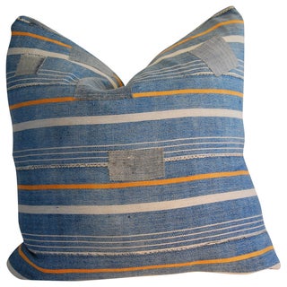 African Denim Dokota Pillow For Sale