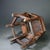 Vintage Chinese Huali Rosewood Hexagonal Stool | Mother-of-Pearl Inlaid Bird & Flower Motif For Sale - Image 4 of 9