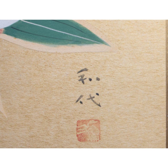 "Red Snapper", Heisei Era Japanese Watercolor Painting For Sale - Image 13 of 17