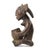 Early 20th Century Luba Seated Female Bowl Bearer For Sale - Image 4 of 7