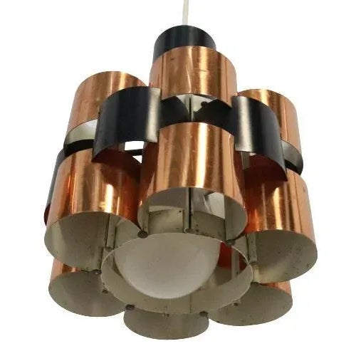 Hanging Lamp in Copper by Werner Schou for Coronell For Sale - Image 11 of 16