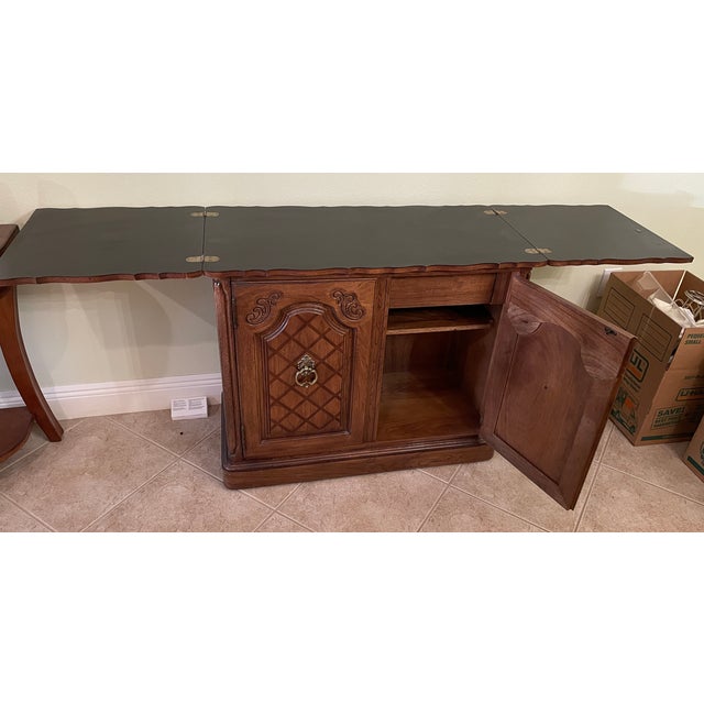 Victorian Flip-Top Server Hutch For Sale - Image 3 of 4