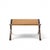 Metal Mies Van Der Rohe for Knoll Mid Century Barcelona Stool With Cowhide Sling For Sale - Image 7 of 10