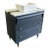 32" Mid-Century Modern Charcoal Bathroom Vanity With Vessel Sink For Sale