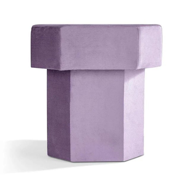 Contemporary Viva Purple Bench by Houtique For Sale - Image 3 of 11