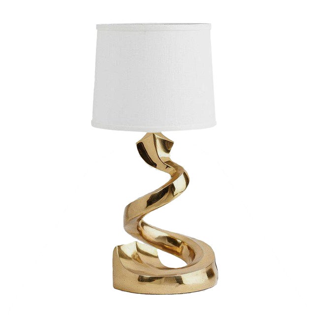 Vintage Sculptural Brass Desk Lamp Chairish