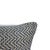 From Schumacher is Orwell in the color Lapis pillow cover. This pillow features blue chenille threads and gray threads...