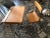 Industrial Beech Wood School Table, Czechoslavakia, 1940s For Sale - Image 3 of 14