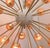 Metal 21st Century Nova Satin Brass Frosted Amethyst Murano Sputnik Chandelier by Fabio LTD For Sale - Image 7 of 7