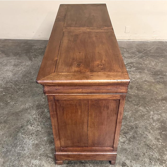 Wood 19th Century French Louis Philippe Period Cherrywood Buffet ~ Credenza For Sale - Image 7 of 18