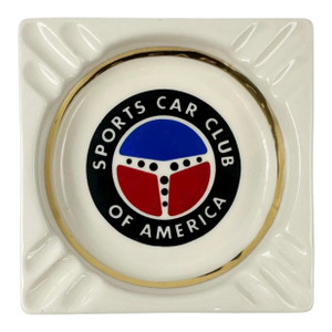 Vintage Sports Car Club of America Ceramic Ashtray