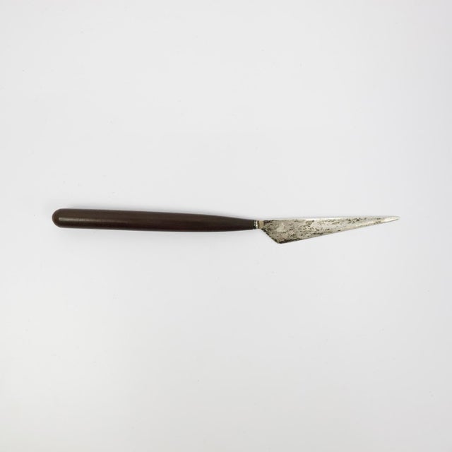 Circa 1940. We offer this rare William Spratling Sterling and Ebony Wood Letter Opener. fantastic Patina and includes...