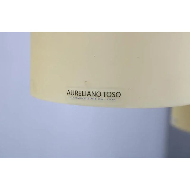 1980s Vintage Italian Aureliano Toso Glass Pendant Lights, 1980s, Set of 2 For Sale - Image 5 of 12