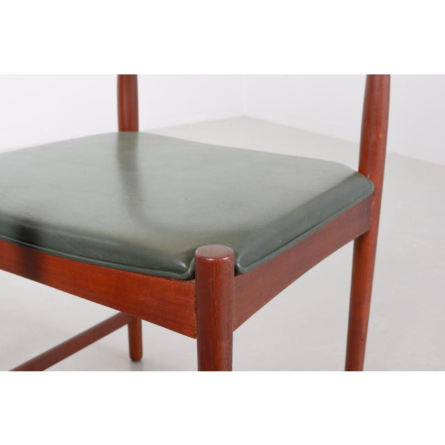 Vintage Teak Wooden Dining Chairs by Severin Hansen, 1960s, Set of 4 For Sale - Image 18 of 18