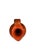 Mid 20th Century Bitossi Orange Mid-Century Modern Sgraffito Geometric Relief Ceramic Jug For Sale - Image 5 of 10