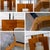 Mid to Late 20th Century Modern to Scandinavian Modern Dining Table Teak Slab Base & Rectangular Beveled Glass Top For Sale - Image 12 of 18