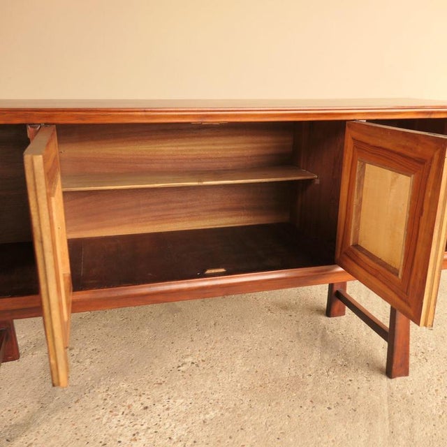 Rose Mirrored Sideboard in Wood For Sale - Image 10 of 18