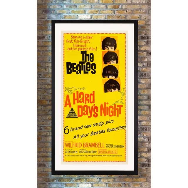 Printed in stunning stone lithography, this incredibly rare Australian three-sheet poster advertised The Beatles' first...