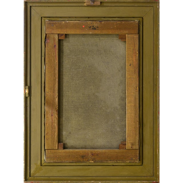 Angelo Granati, Portrait of a Young Woman, Oil on Canvas, Framed For Sale - Image 7 of 8