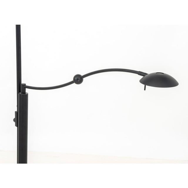 Estiluz Black Metal Adjustable Floor Lamps, Pair For Sale In New York - Image 6 of 10