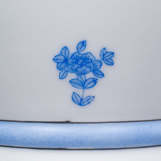 2000's Contemporary Decorative Planter Bowl For Sale - Image 9 of 9