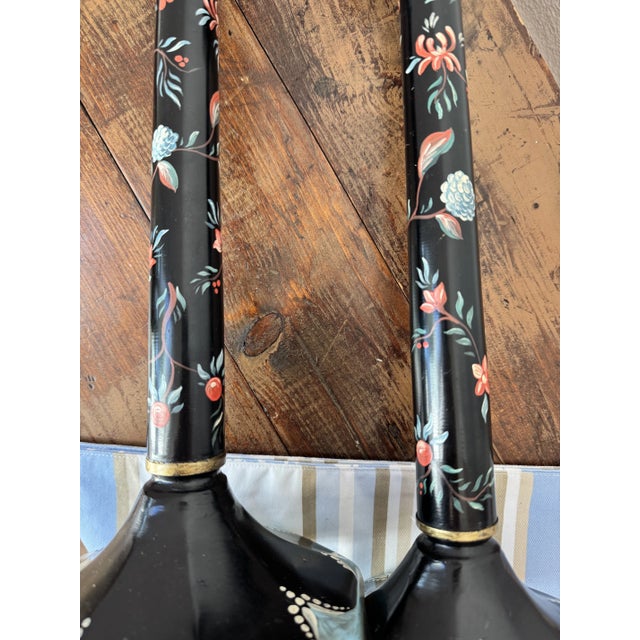 Pair of Baker Knapp & Tubbs Italian Candlesticks For Sale - Image 4 of 8