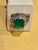 Natural 8 Carat Emerald Cut Zambian Emerald & Diamond Ring in Platinum, Estate For Sale - Image 11 of 18