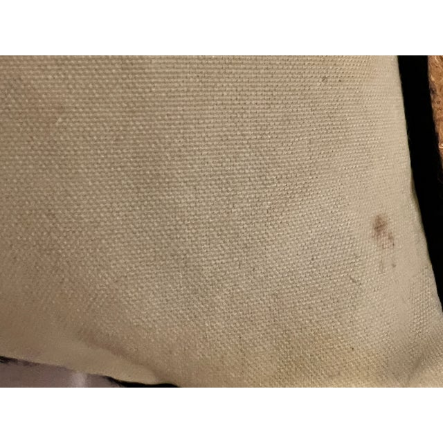 2000 - 2009 Vintage Catstudio 2003 Mississippi Embroidered Decorative Pillow For Sale - Image 5 of 12