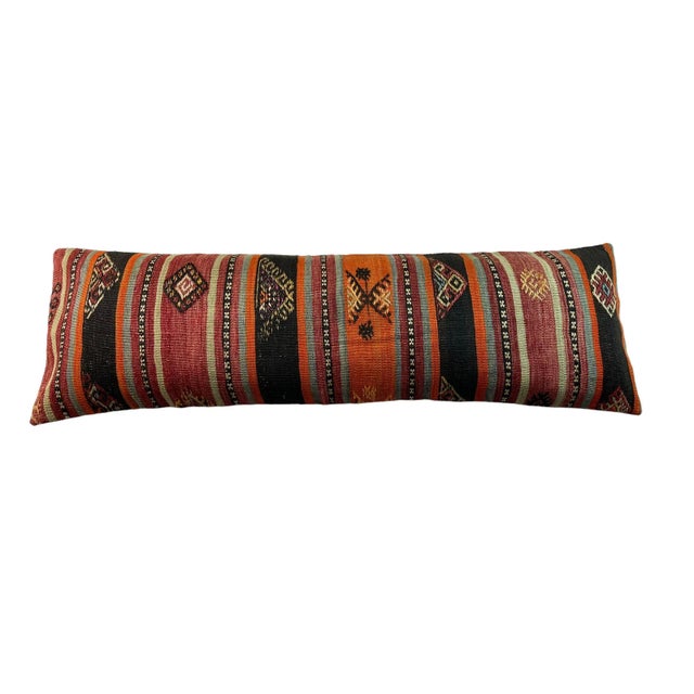 Vintage Turkish Kilim Cushion Cover For Sale - Image 6 of 11