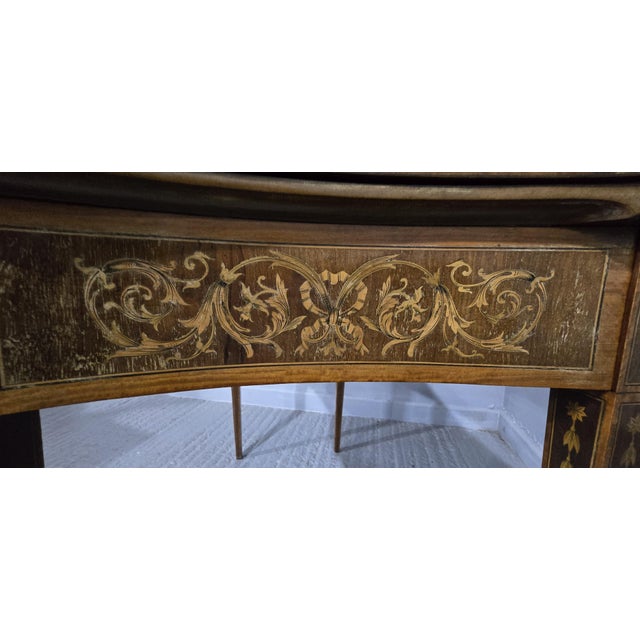 Sheraton Inlaid Card Table in Mahogany, 1910 For Sale - Image 11 of 16