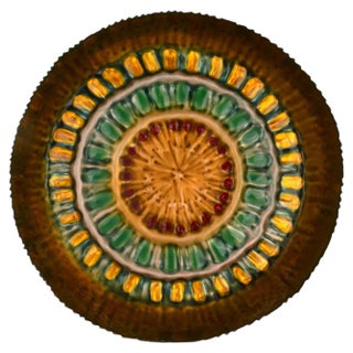 Large Gold Enamel Dish in the Style of Paolo De Poli, Italy, 1960s For Sale