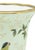 This beautifully hand crafted porcelain vase features an elegant hand-painted design of a golden songbird perched among...