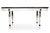 19th Century Napoleon III Ovular Dining Table With Nero Portoro Marble Top For Sale - Image 5 of 18