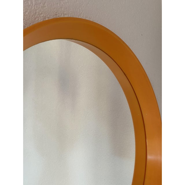 Vintage Danish Round Plastic Mirror, 1970s For Sale - Image 4 of 13