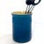 Le Creuset 1 Liter Deep Teal Ombré Stoneware Utensil Crock - Out of Production For Sale - Image 4 of 9