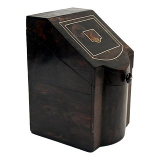 Antique Portugese Cutlery Knife Box, 1880 For Sale