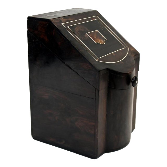 Antique Portugese Cutlery Knife Box, 1880 For Sale