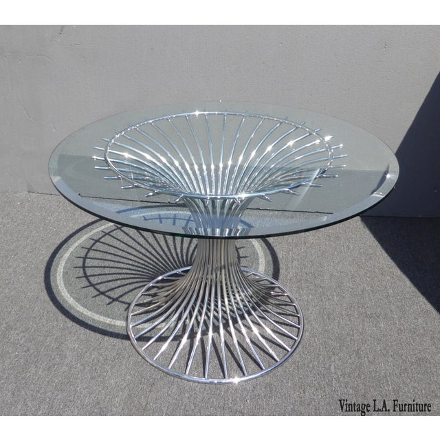 Warren Platner for Knoll Style Mid-Century Modern Chrome ...
