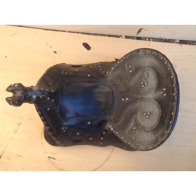 Antique Afghanistan Saddle, 1800s For Sale - Image 4 of 6