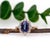 Art Deco 8x6mm, 1.6cts Tanzanite Ring W Earth Mined Diamond Halo in Solid 14k Rose Gold, Size 6.75 For Sale - Image 3 of 7